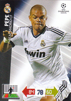 Pepe Real Madrid 2012/13 Panini Adrenalyn XL CL #219